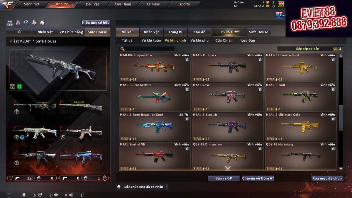 shop acc cf uy tin gia re